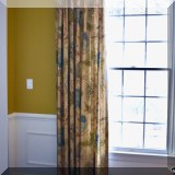D12. 2 Sets of custom drapes. Approx 96”h x 72”w 